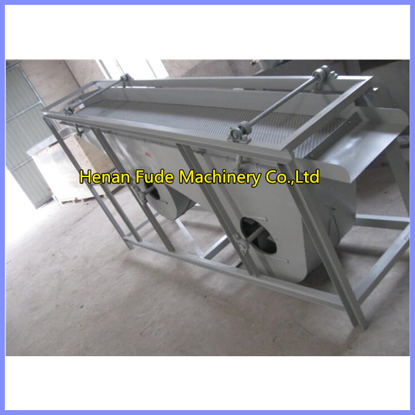 almond kernel shell separator with two fans, almond separating machine