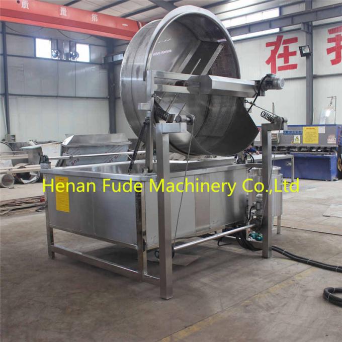 soybean fryer, peanut oil roaster, broad bean frying machine, beans fryer