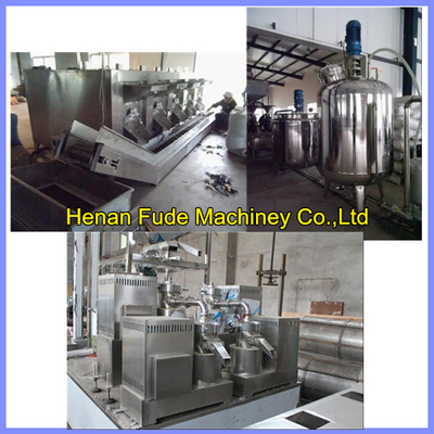 China peanut butter processing line 500kg/h, peanut butter processing machines supplier