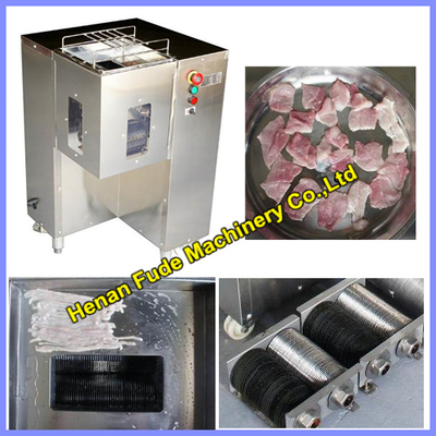 China fresh meat cutter, meat slicer, cubic meat cutting machine supplier
