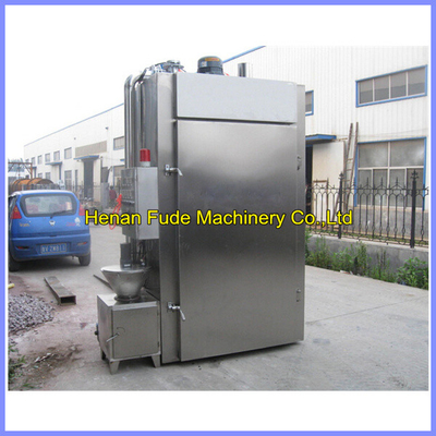 China roast chicken smoke house, industrial meat smokehouse supplier