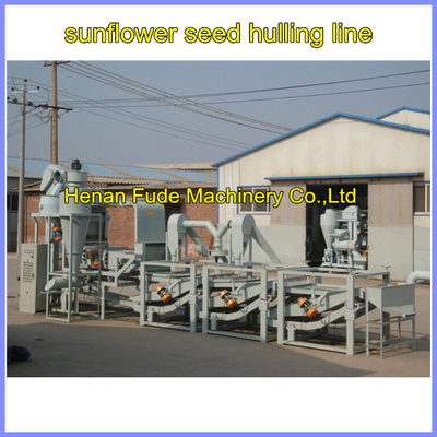 China Sunflower seed hulling line ,Sunflower seeds shelling machine supplier