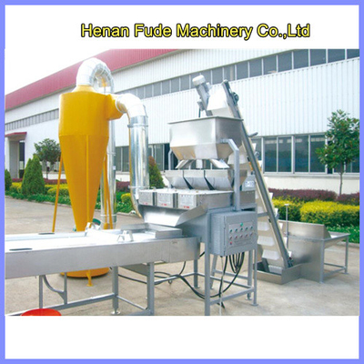 China blanched peanut production line，peanut red skin peeling machine supplier