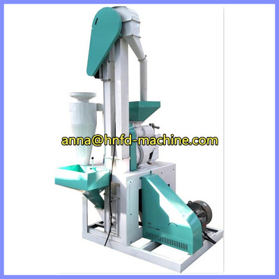 China combined corn peeling and flour grinding machine,  maize flour making machine supplier