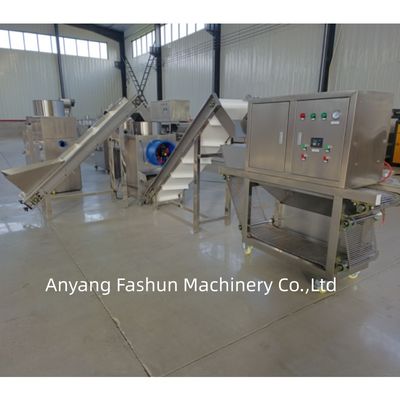 Small Garlic Peeling Line 200-300kg/H, Garlic Skin Peeling Machine, Garlic Processing Machines supplier