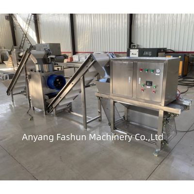Small Garlic Peeling Line 200-300kg/H, Garlic Skin Peeling Machine, Garlic Processing Machines supplier